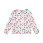 Uzun kollu t-shirt ve elastik bel alt pijama – Antebies
