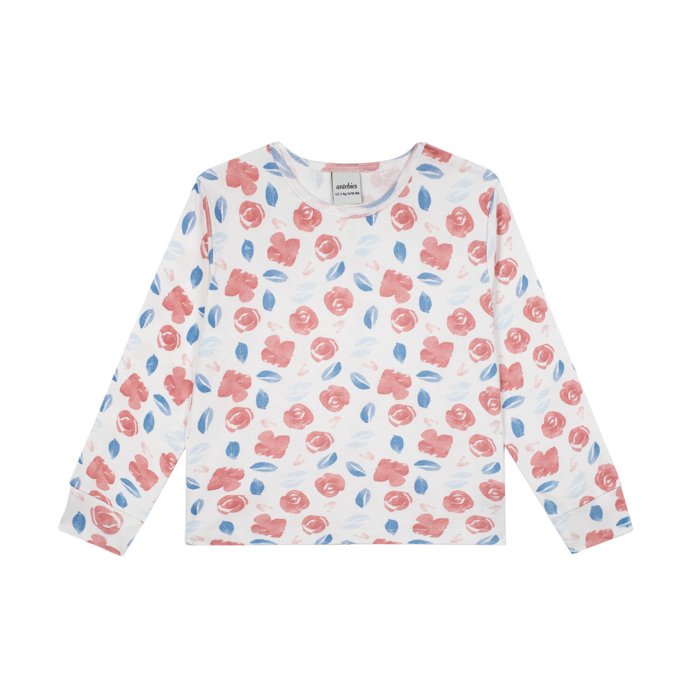 Uzun kollu t-shirt ve elastik bel alt pijama – Antebies