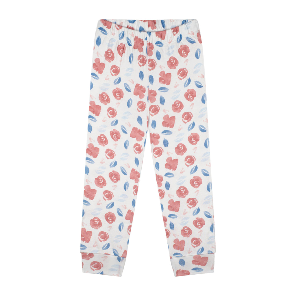 %100 organik pamuk çocuk pijama takımı – suluboya desen