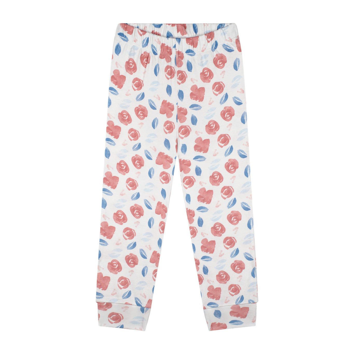 %100 organik pamuk çocuk pijama takımı – suluboya desen