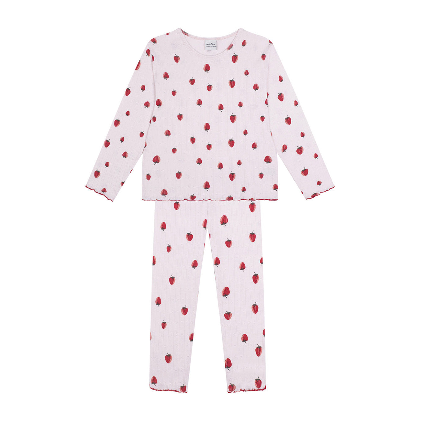 Organik pamuk kız çocuk pijama seti – Antebies