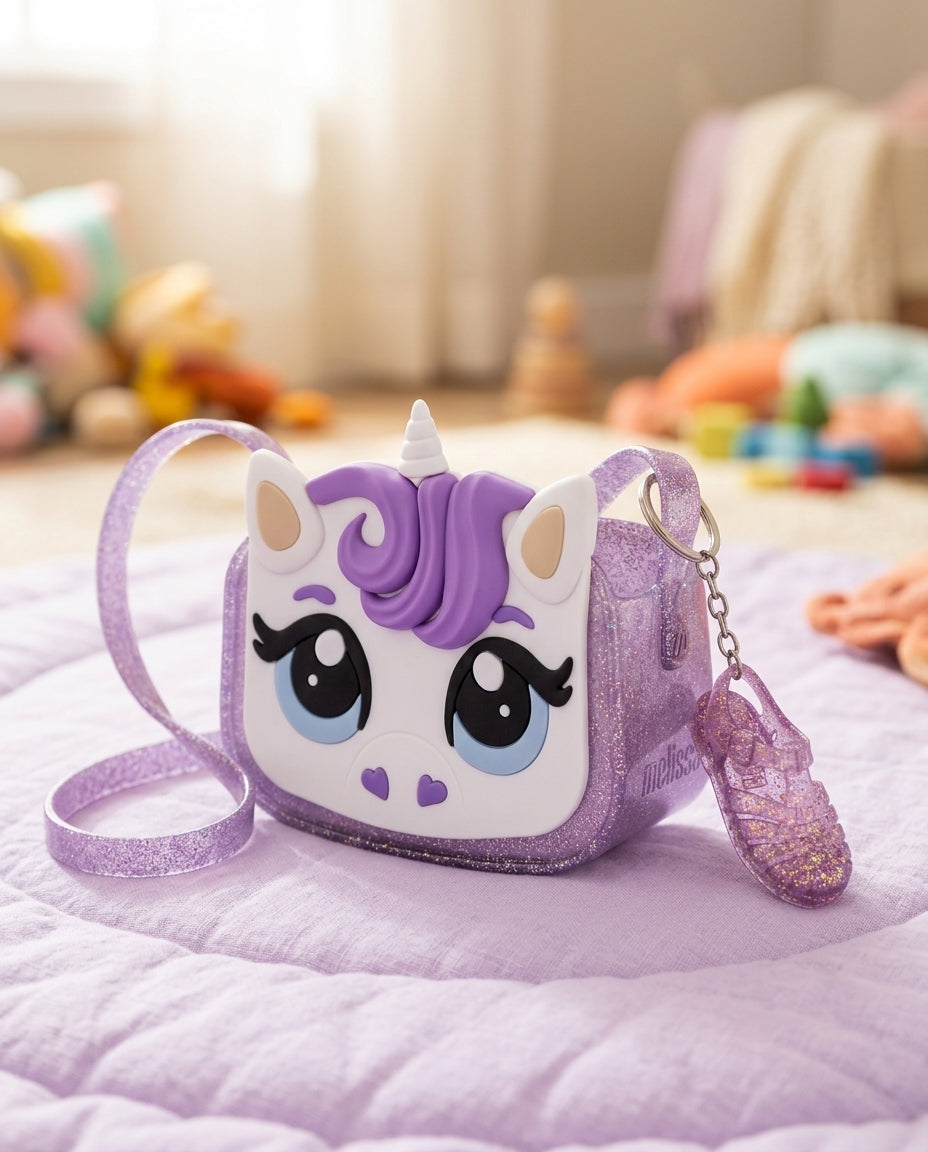 Melissa Possession Keyring – Simli Lila Sakız Kokulu Orijinal Charm Anahtarlık