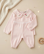 Crystal Baby Organik Pamuk Bebek Pantolonu - Cloud Pink