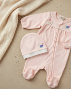 Crystal Baby Organik Pamuk Bere - Cloud Pink