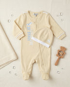Crystal Baby Organik Pamuk Bere - Hay Yellow