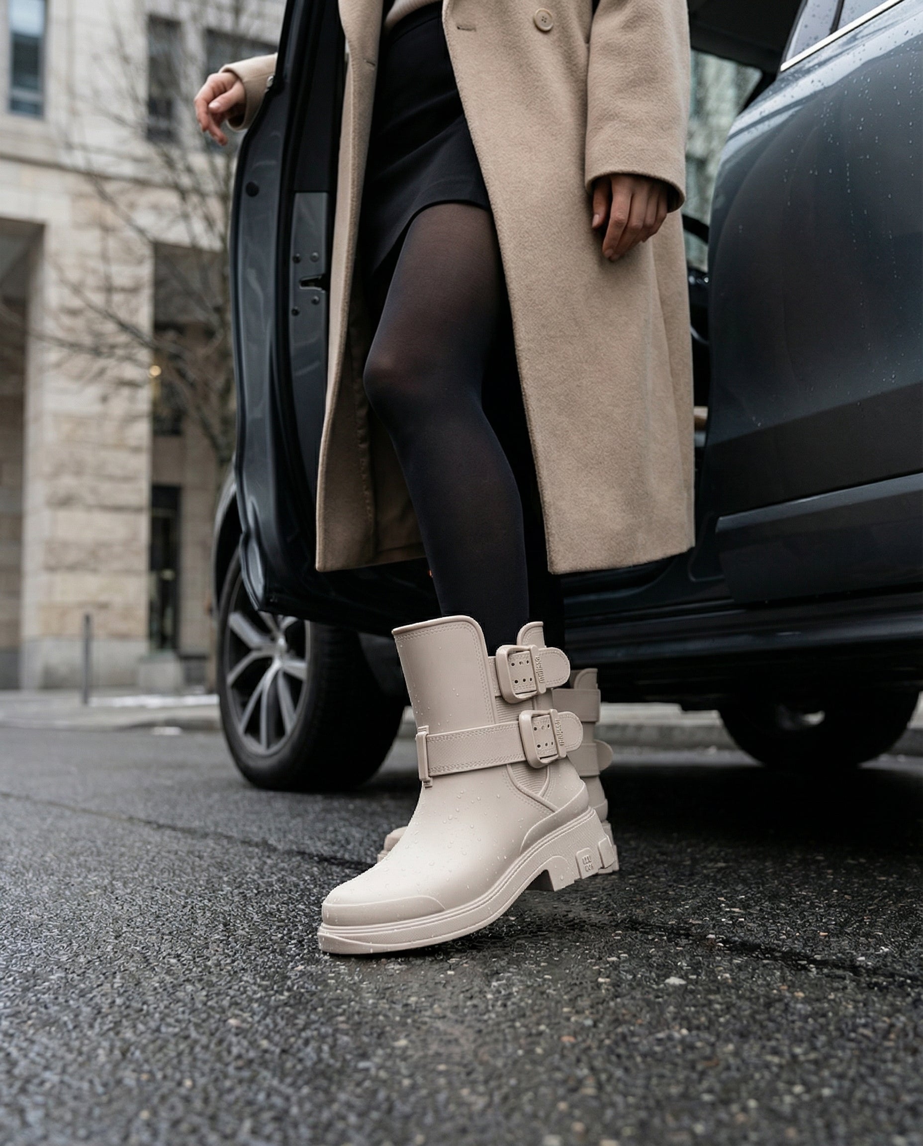 Melissa Bang Boot – Bej Kadın Bot