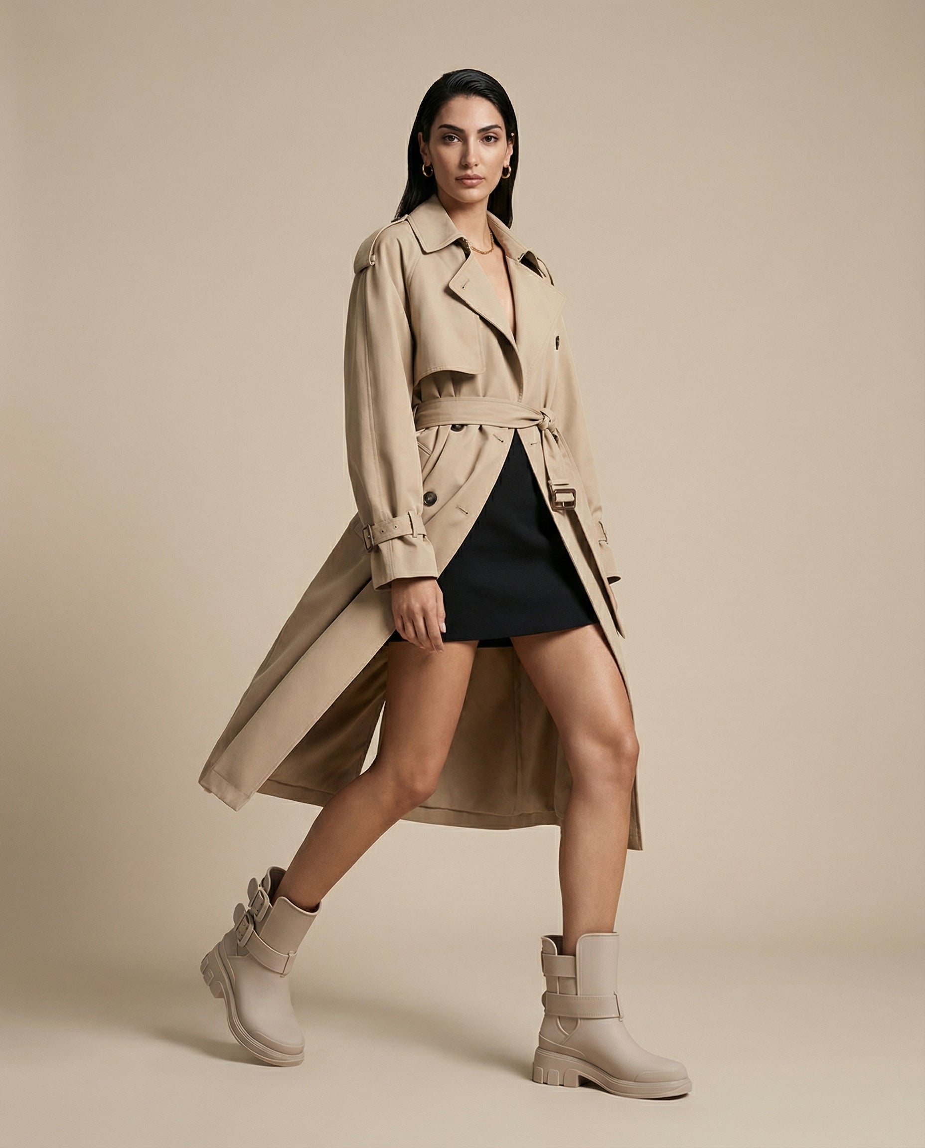 Melissa Bang Boot – Bej Kadın Bot