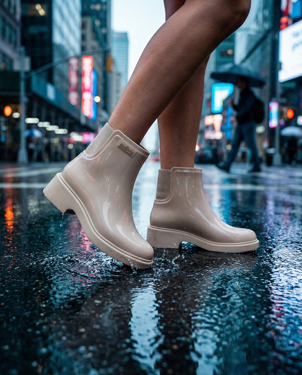 Melissa Chelsea Boot bej - ıslak zeminde kullanım outdoor