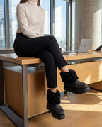 Melissa Warm Boot siyah - ofis kombinleri profesyonel stil