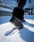 Melissa Warm Boot siyah - kar üzerinde outdoor kullanım