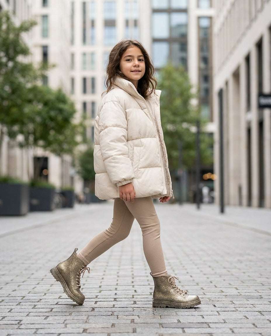 Mini Melissa Coturno INF – Yeşil Işıltılı (Pearly Green) Çocuk Bot