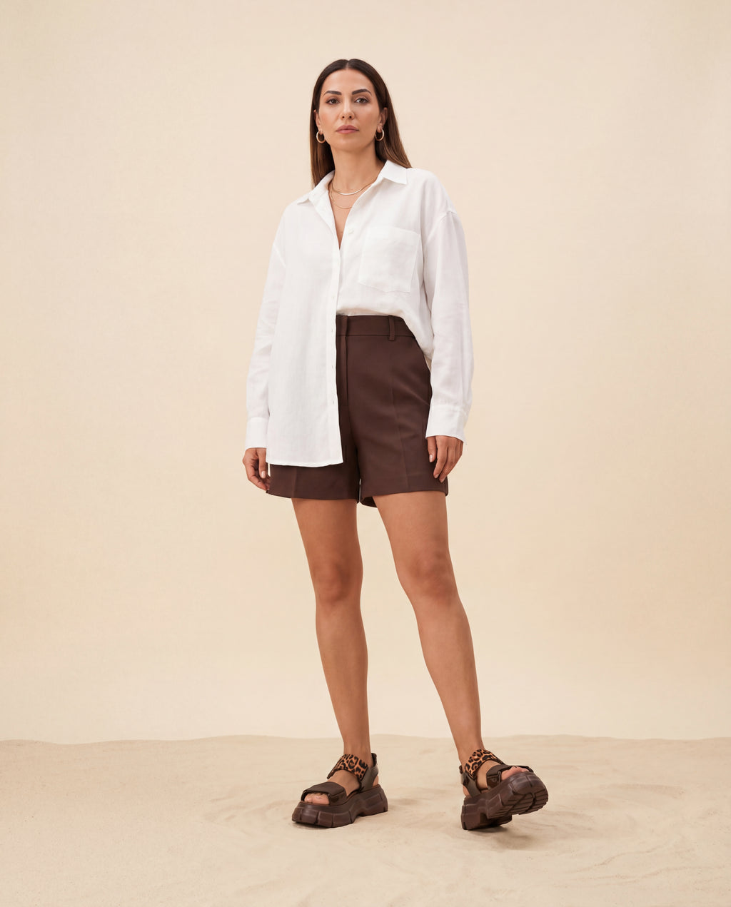 Melissa Pulse – Kahverengi / Leopar Kadın Sandalet