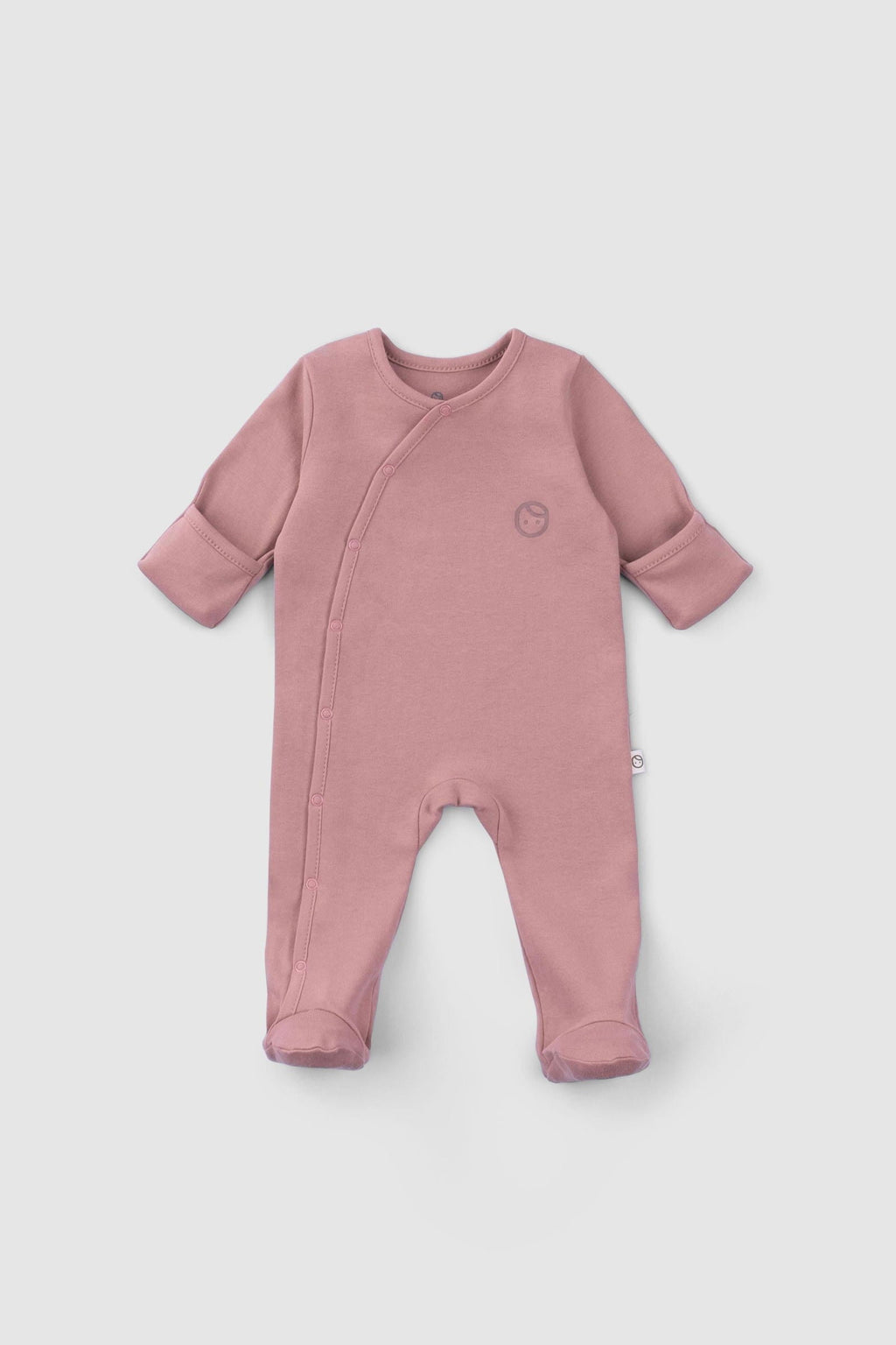 Kendinden Eldivenli Patikli 3'lü Organik Pamuk Tulum Seti Animal Desenli - Riki Baby&Kids
