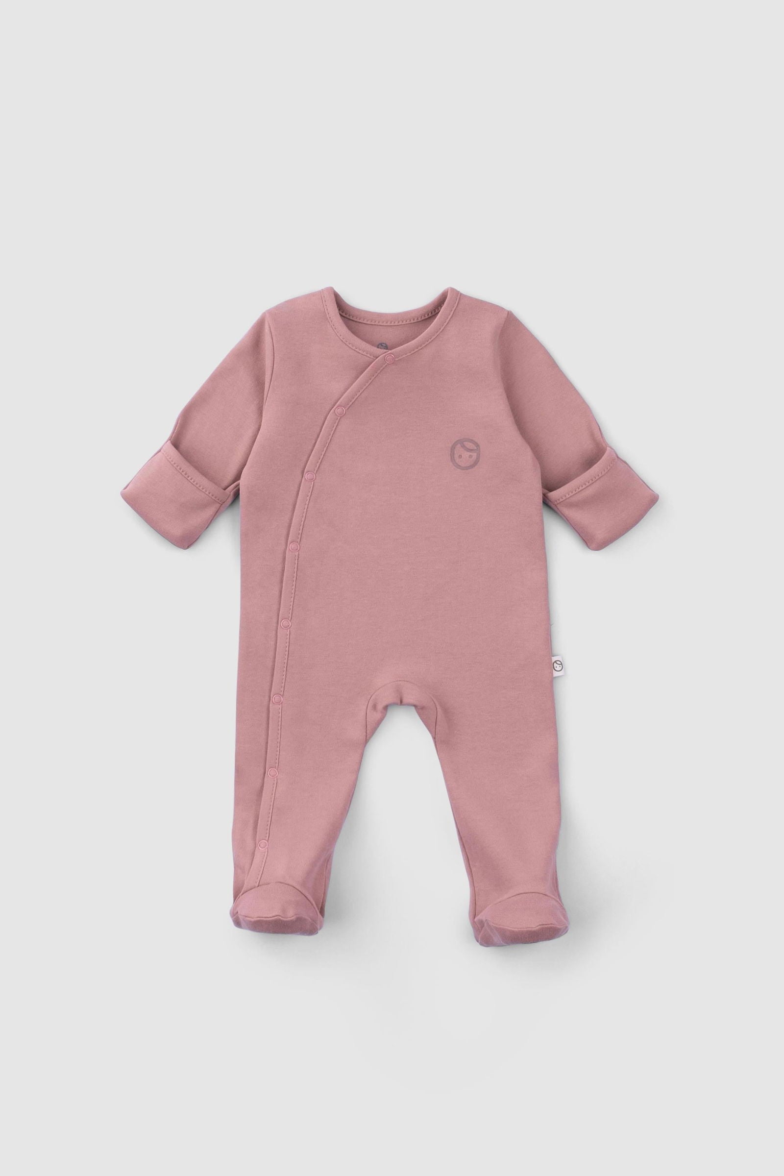 Kendinden Eldivenli Patikli 3'lü Organik Pamuk Tulum Seti Animal Desenli - Riki Baby&Kids