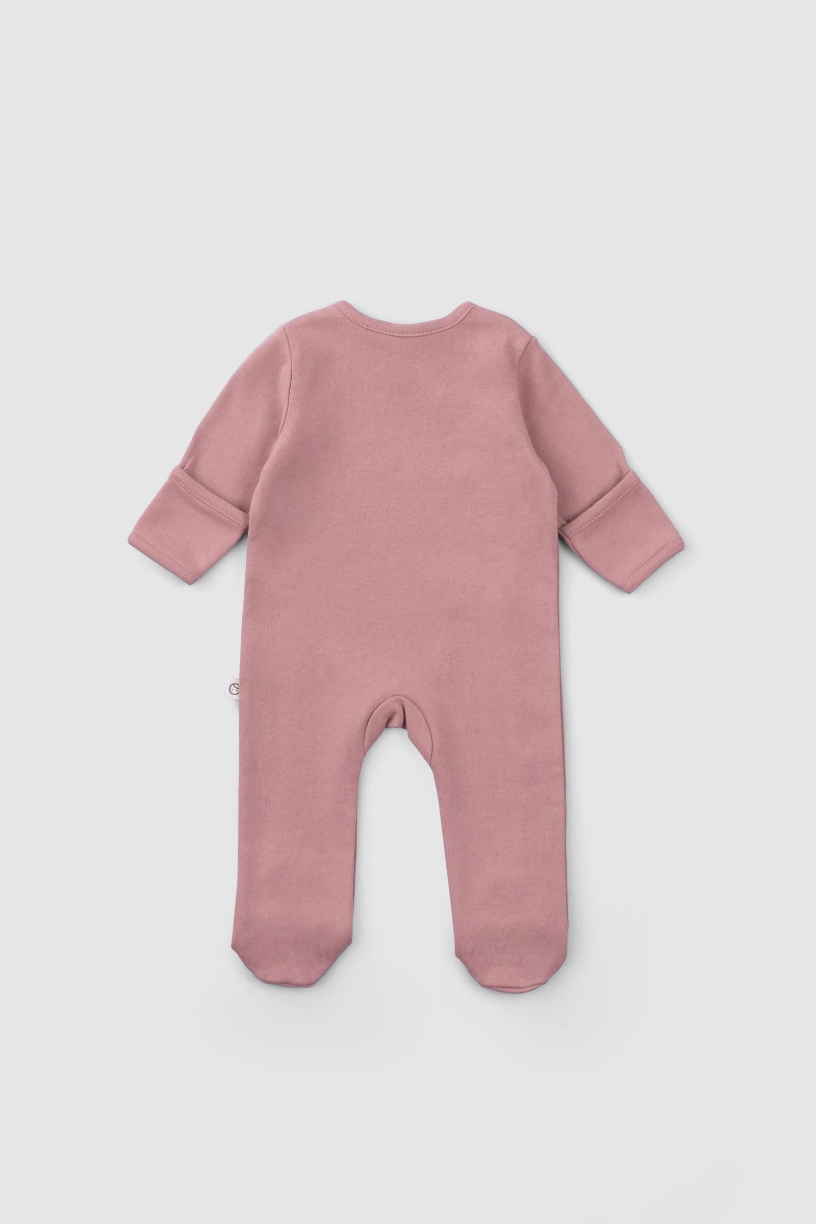 Kendinden Eldivenli Patikli 3'lü Organik Pamuk Tulum Seti Animal Desenli - Riki Baby&Kids