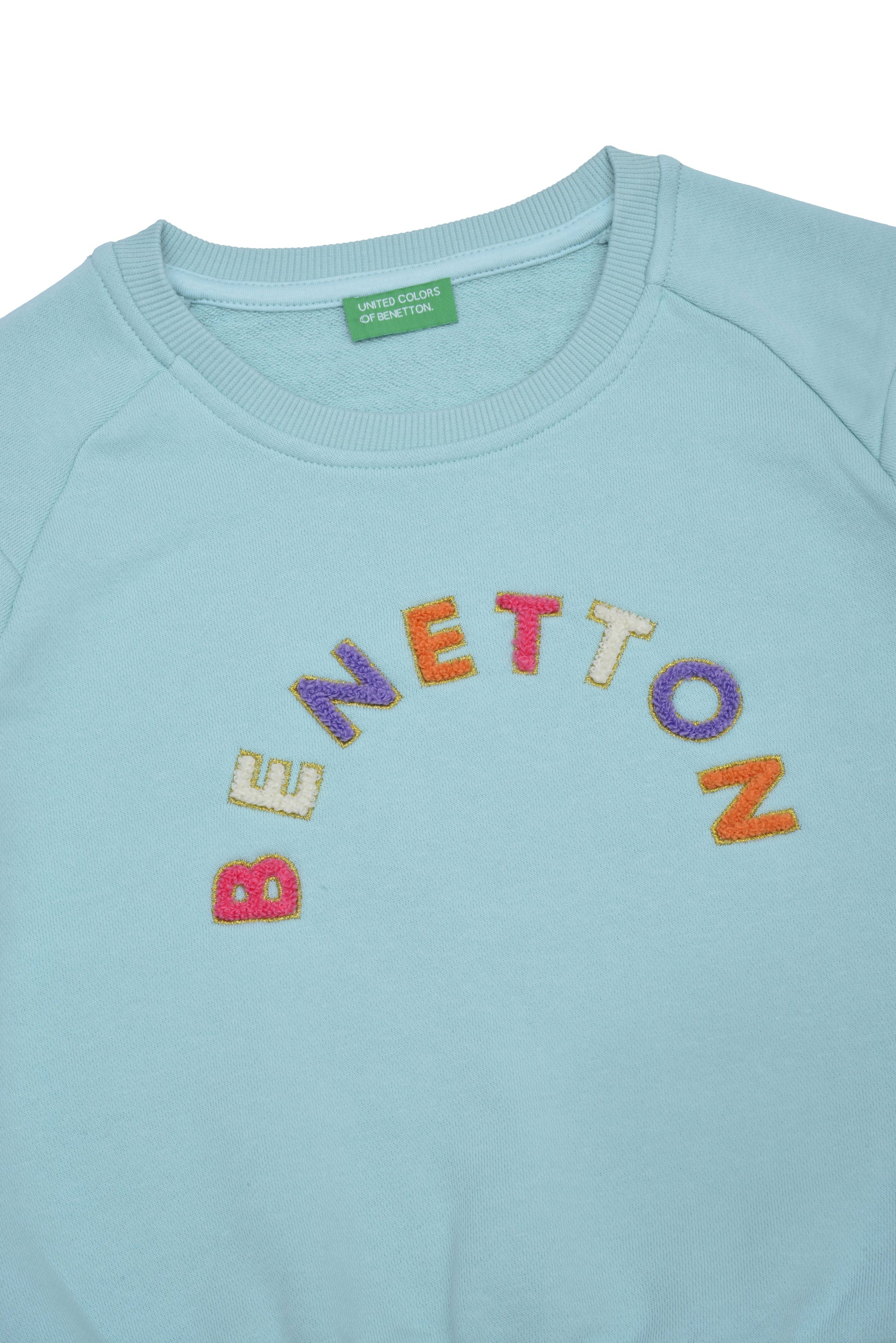 Benetton Punch Baskılı Sweatshirt - Riki Baby&Kids