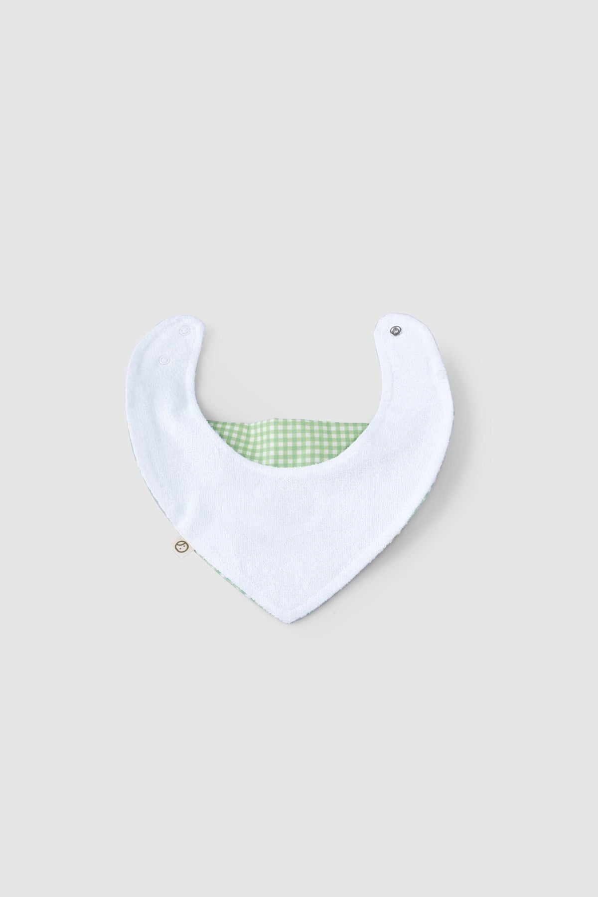 Organik Pamuk 2'li Sıvı Geçirmez Piknik Bandana Önlük Seti - Riki Baby&Kids