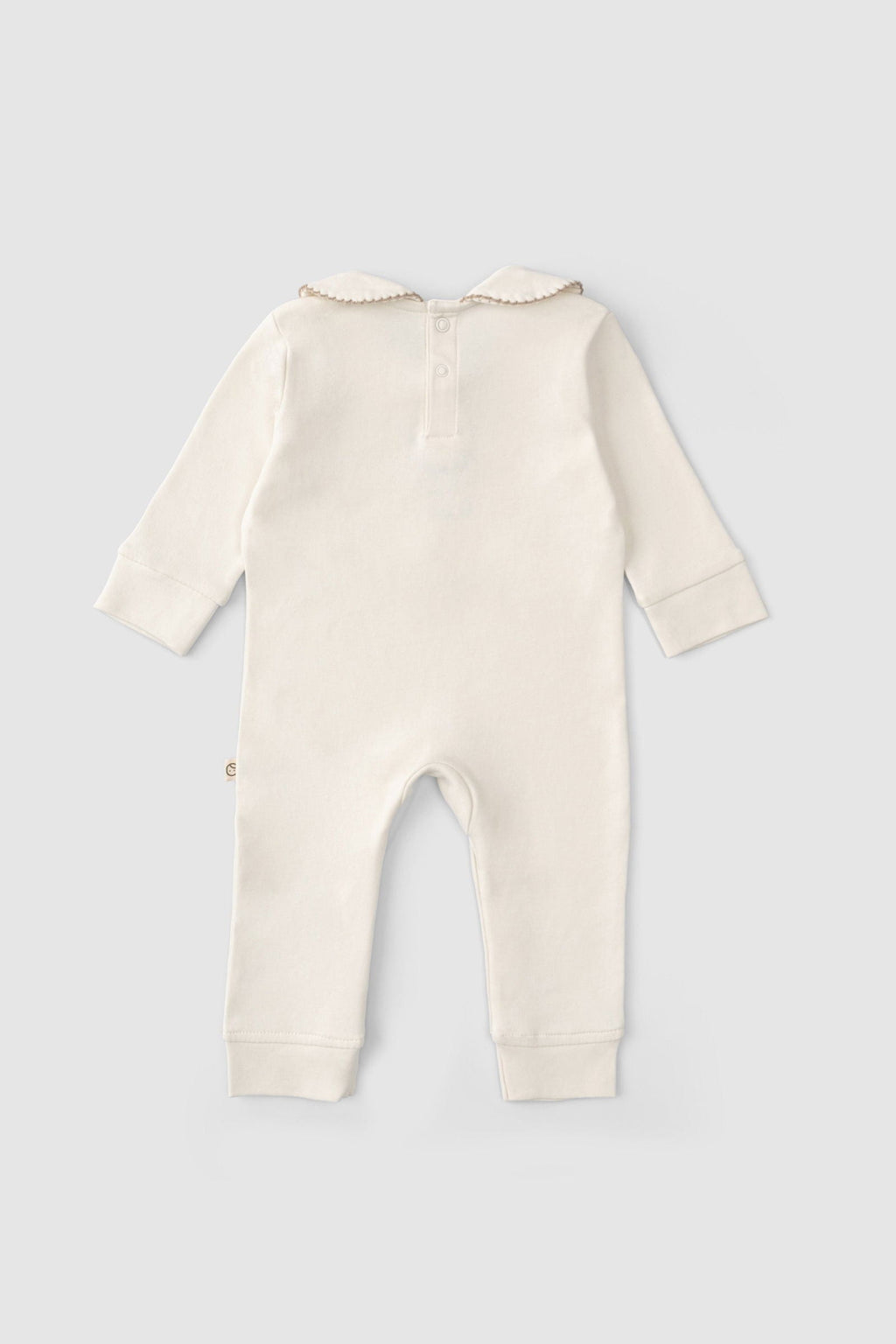 Organik Pamuk Bebe Yakalı Tulum Playtime Geyik Nakışlı - Riki Baby&Kids