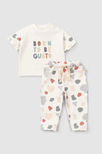Organik Pamuk Bebek Takımı Born to be Gusto - Riki Baby&Kids