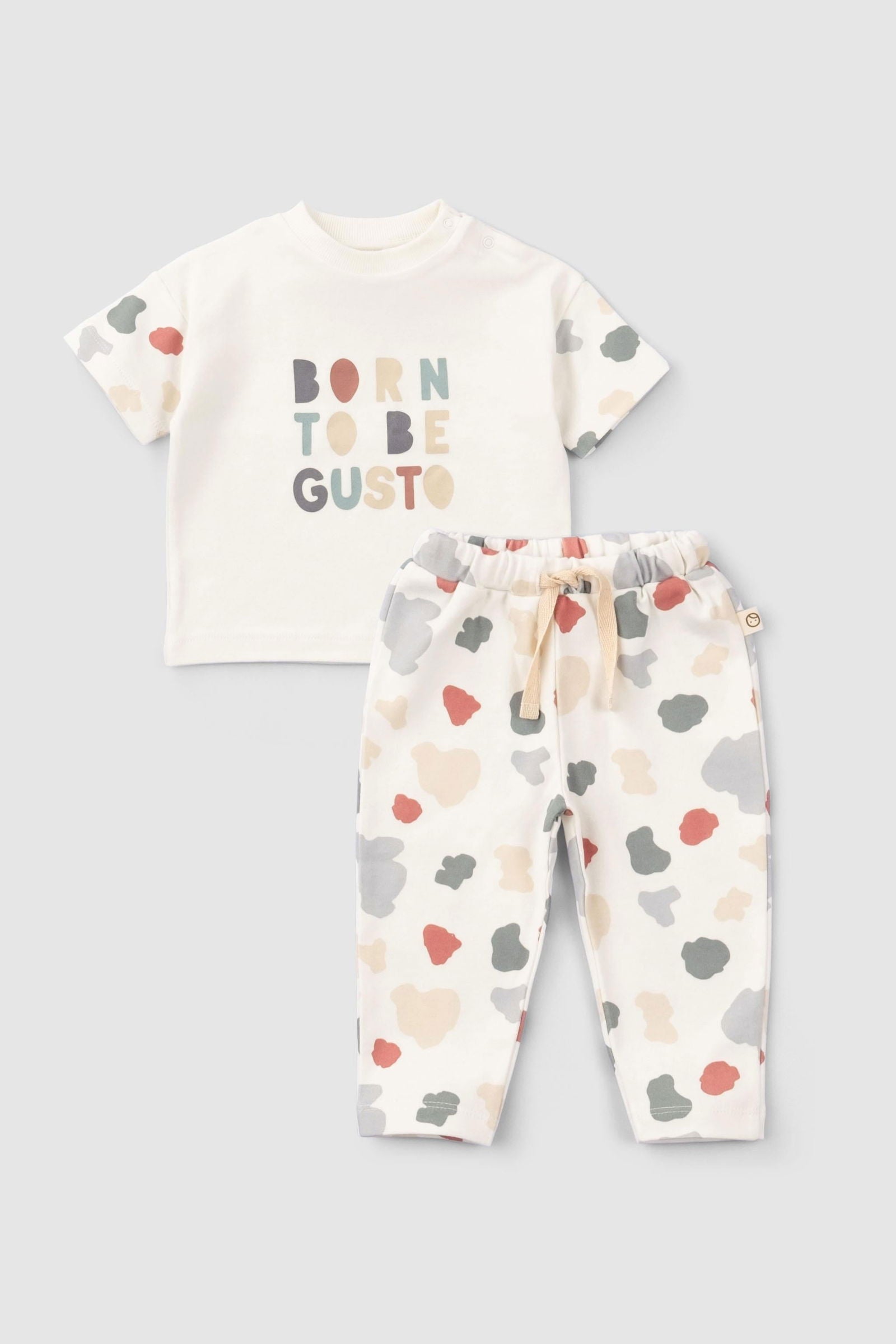 Organik Pamuk Bebek Takımı Born to be Gusto - Riki Baby&Kids