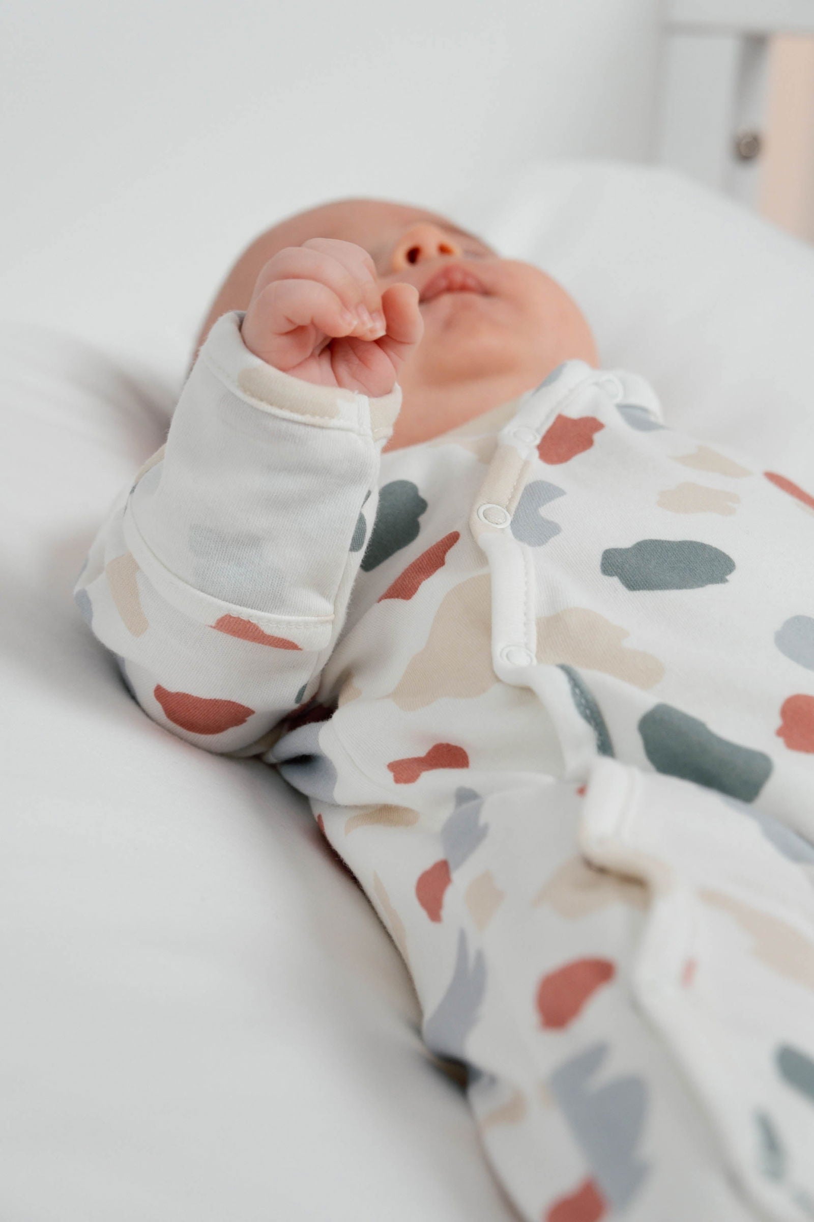 Organik Pamuk Kendinden Eldivenli Patikli 2'li Born to be Gusto Tulum Seti - Riki Baby&Kids
