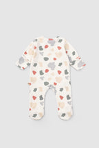 Organik Pamuk Kendinden Eldivenli Patikli 2'li Born to be Gusto Tulum Seti - Riki Baby&Kids