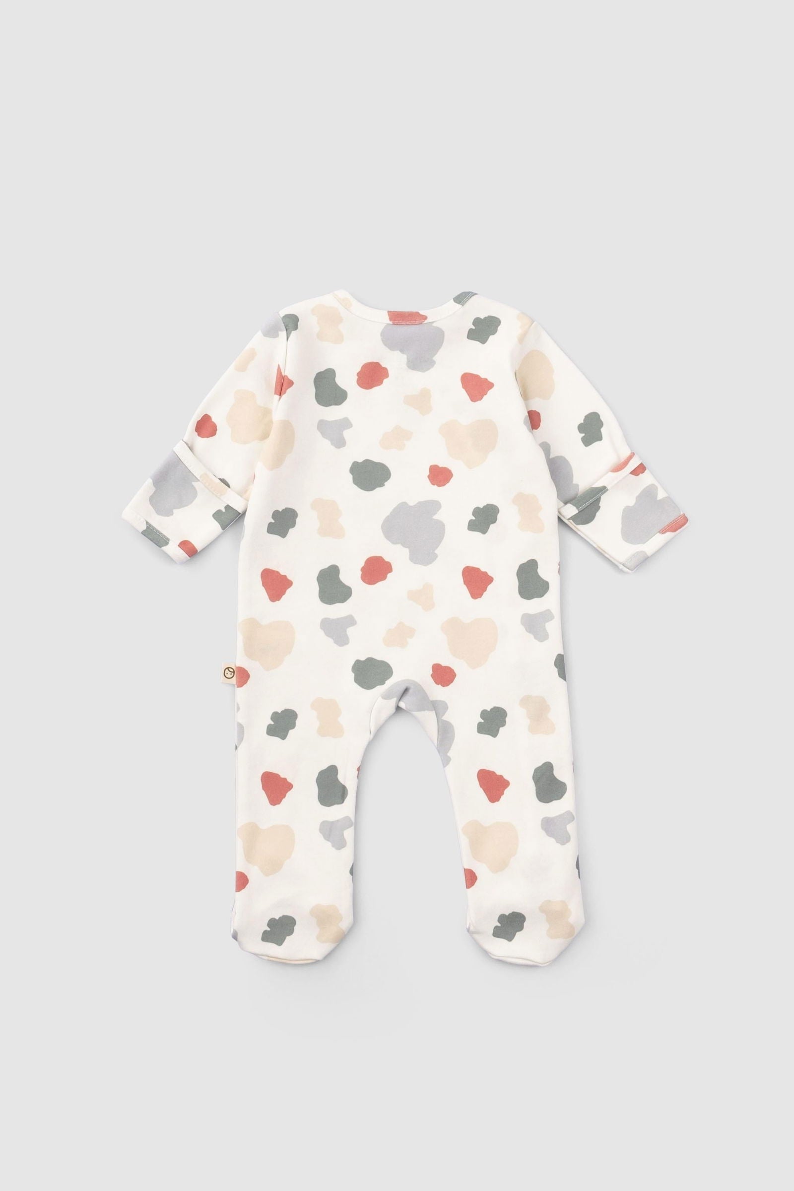 Organik Pamuk Kendinden Eldivenli Patikli 2'li Born to be Gusto Tulum Seti - Riki Baby&Kids
