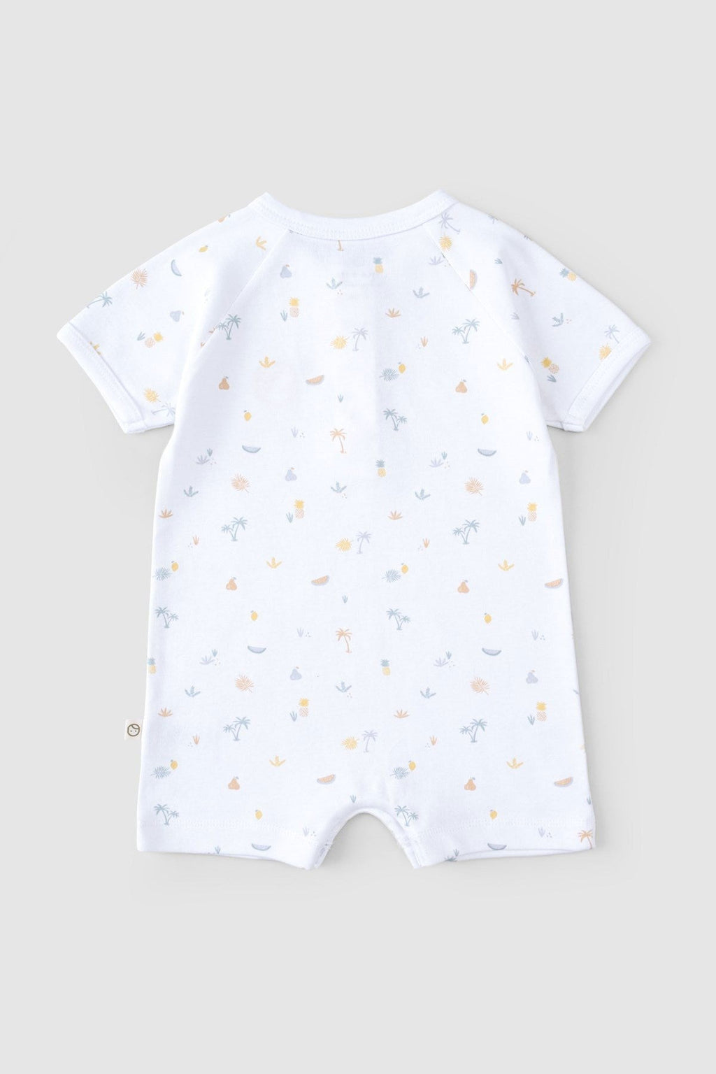 Organik Pamuk Kısa Kollu Bebek Şort Tulum Piknik - Riki Baby&Kids