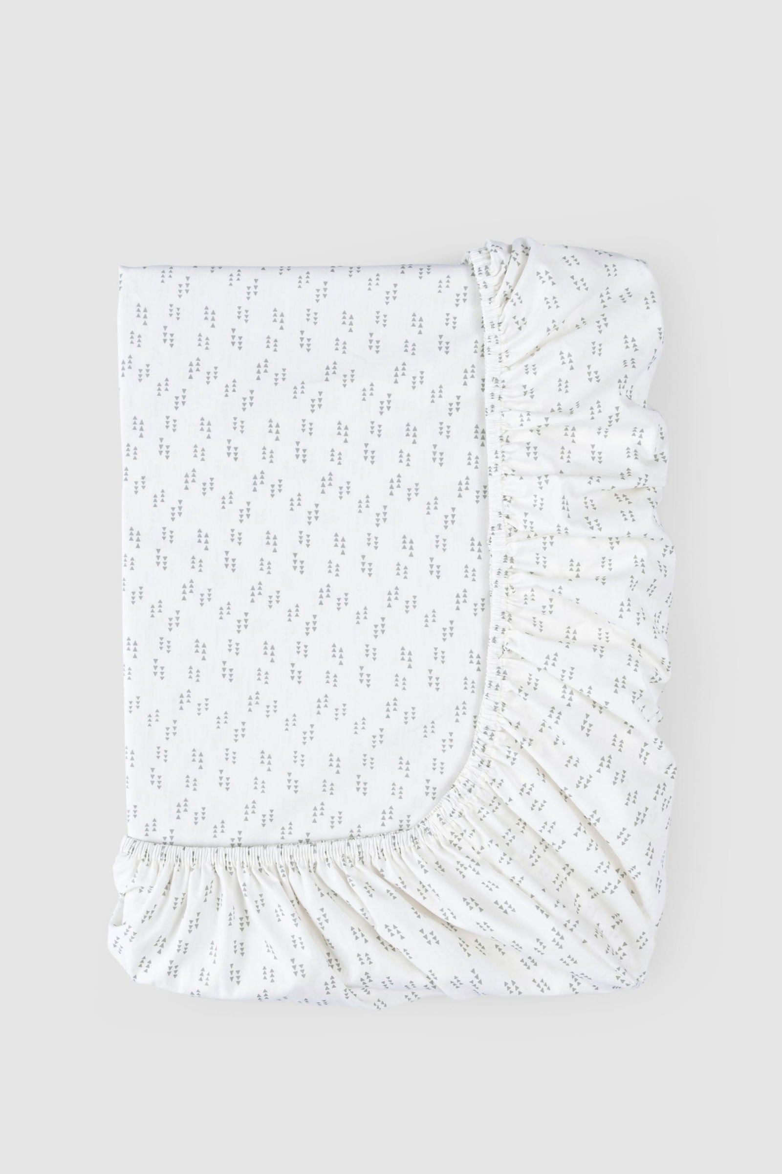 Organik Pamuk Lastikli Çarşaf ve Yastık Kılıf Seti Arrow 90x190 cm - Riki Baby&Kids