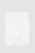 Organik Pamuk Lastikli Çarşaf ve Yastık Kılıf Seti Lotus 90x190 cm - Riki Baby&Kids