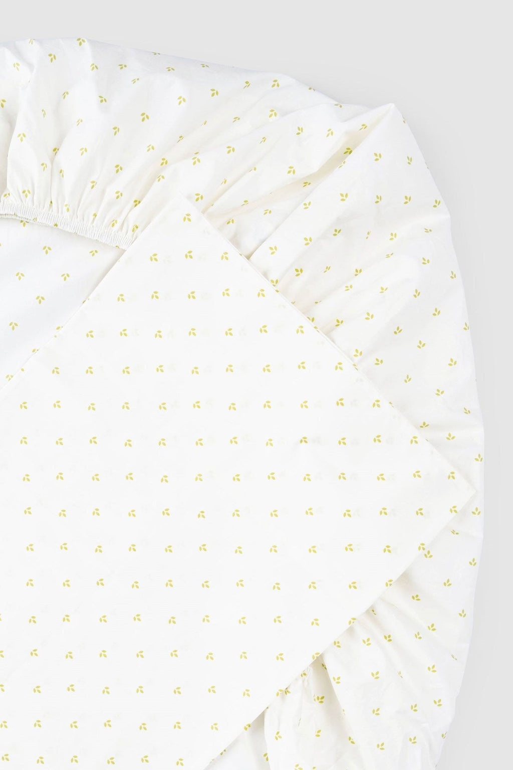 Organik Pamuk Lastikli Çarşaf ve Yastık Kılıf Seti Lotus 90x190 cm - Riki Baby&Kids