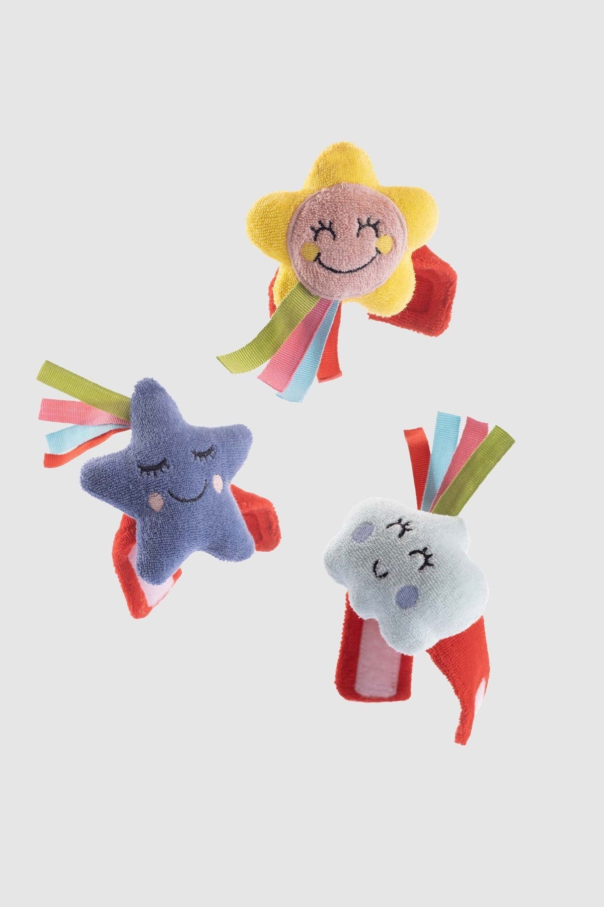 Organik Pamuklu Çıngıraklı Bileklik Seti - Riki Baby&Kids