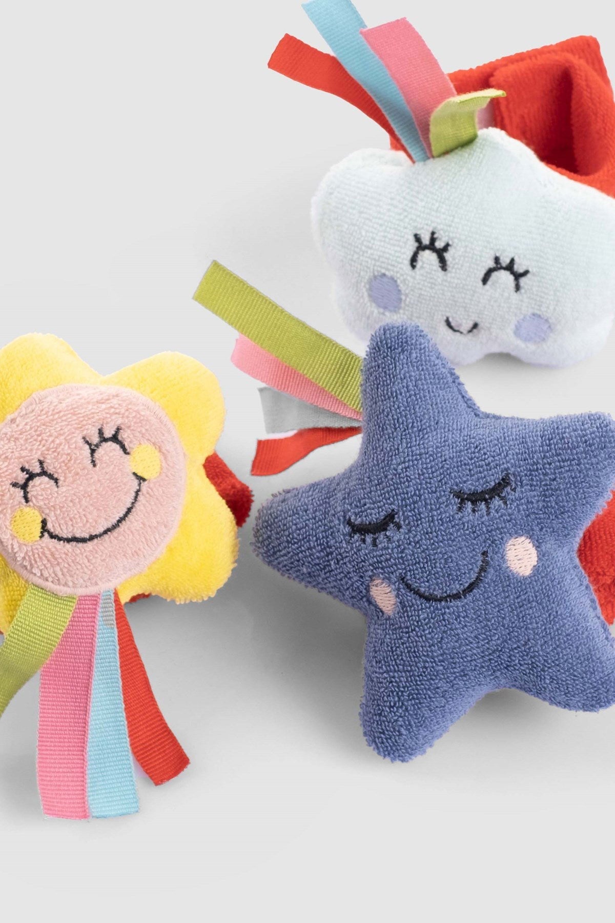 Organik Pamuklu Çıngıraklı Bileklik Seti - Riki Baby&Kids