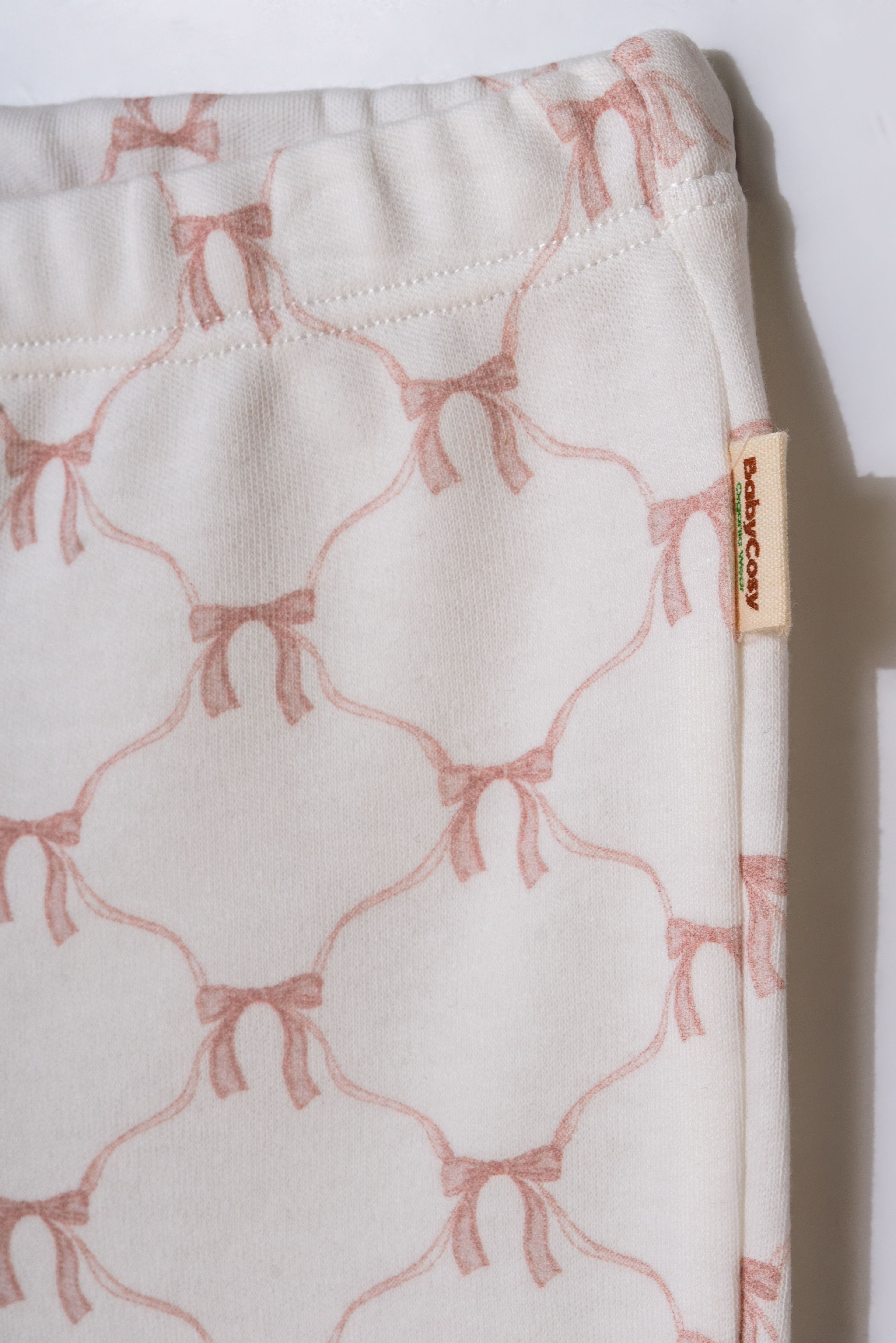 Organik Pamuk 2’li Pembe Fırfırlı Pantolon Seti – Bow Koleksiyonu