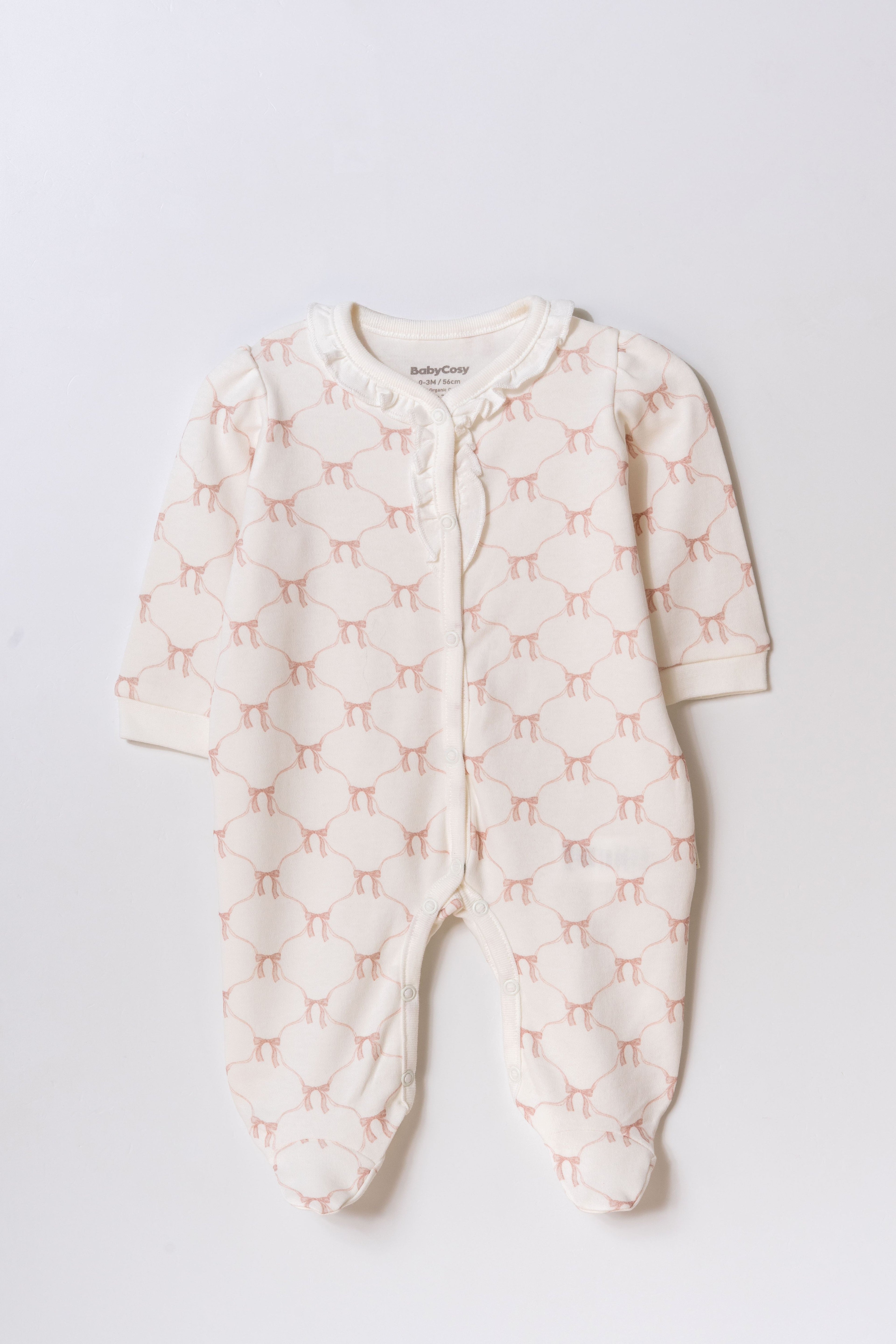 Organik Pamuk Bow 10’lu Kutulu Hastane Çıkış Seti