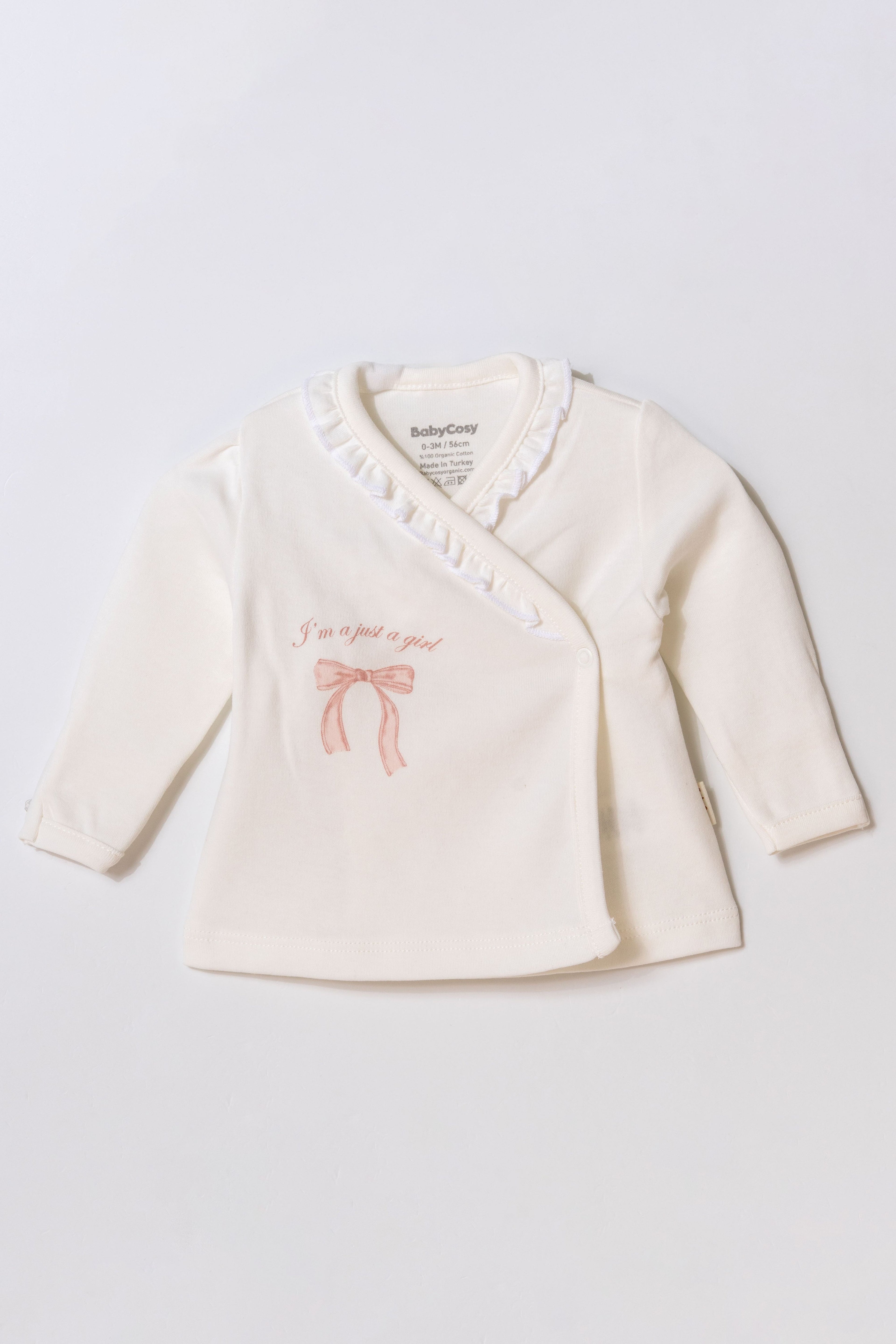 Organik Pamuk Bow 10’lu Kutulu Hastane Çıkış Seti