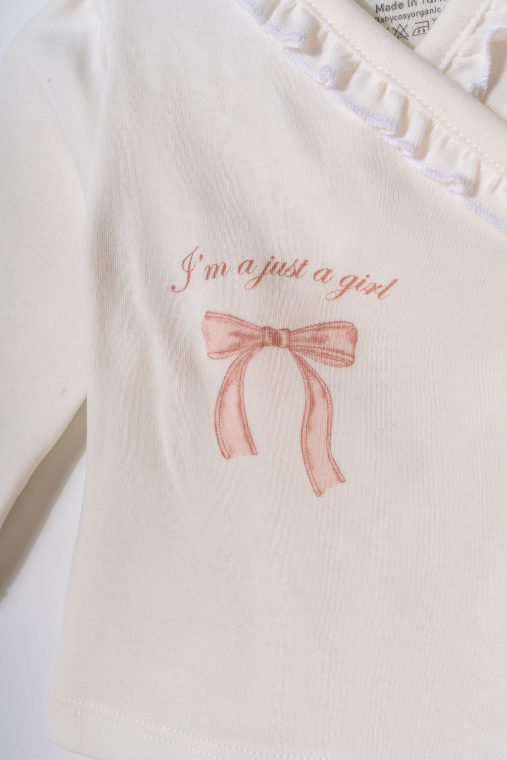 Organik Pamuk Bow 10’lu Kutulu Hastane Çıkış Seti