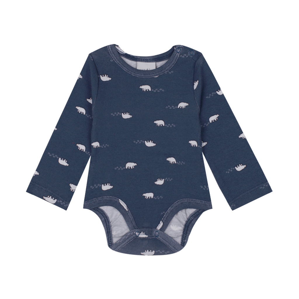 Çıtçıtlı tasarımlı organik pamuk bebek body