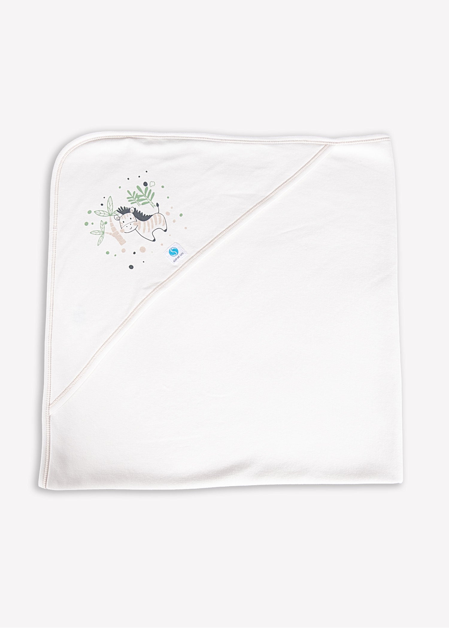 Clean&Safe GOTS Sertifikalı %100 Organik Pamuk Hastane Çıkış Seti Zebra – 8 Parça