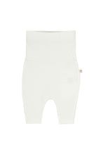 Yüksek Bel Pantolon Bebek Beyaz Organik Pamuk - Riki Baby&Kids