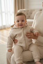Organik Pamuk Kapüşonlu Ceket – Teddy Bear Koleksiyonu