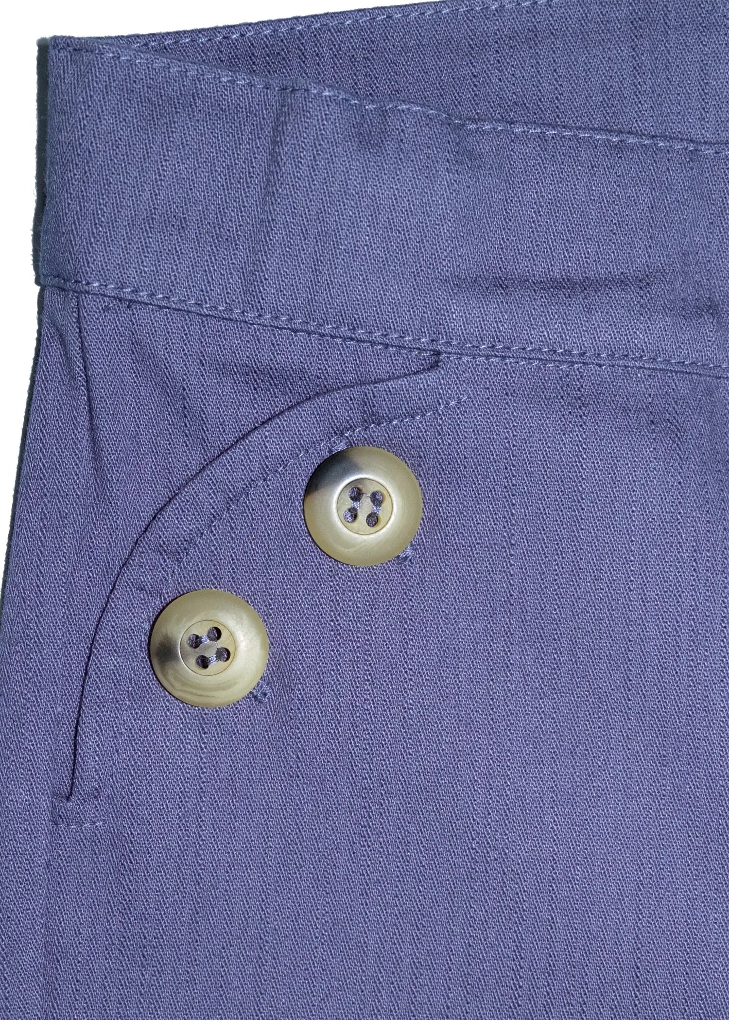 Mavi Erkek Bebek Dokuma Pantolon