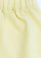 Crystal Baby İnce Fitilli Kadife Havuç Kesim Pantolon – Hay Yellow