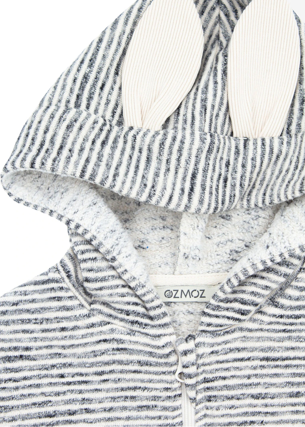 Kulaklı Kapüşonlu Kışlık Unisex Bebek Fermuarlı Ceket