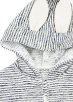 Kulaklı Kapüşonlu Kışlık Unisex Bebek Fermuarlı Ceket