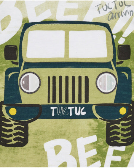 Tuc Tuc Erkek Çocuk Jeep Baskılı Tişört