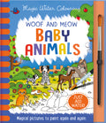 Magic Water Colouring Kitabı – Woof and Meow: Baby Animals | Yeniden Boyanabilir Büyülü Hayvan Kitabı