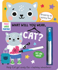 What Will You Wear, Cat? – Sihirli Su Boyama Kitabı (Tatilde Ne Giyeceksin, Kedi?)