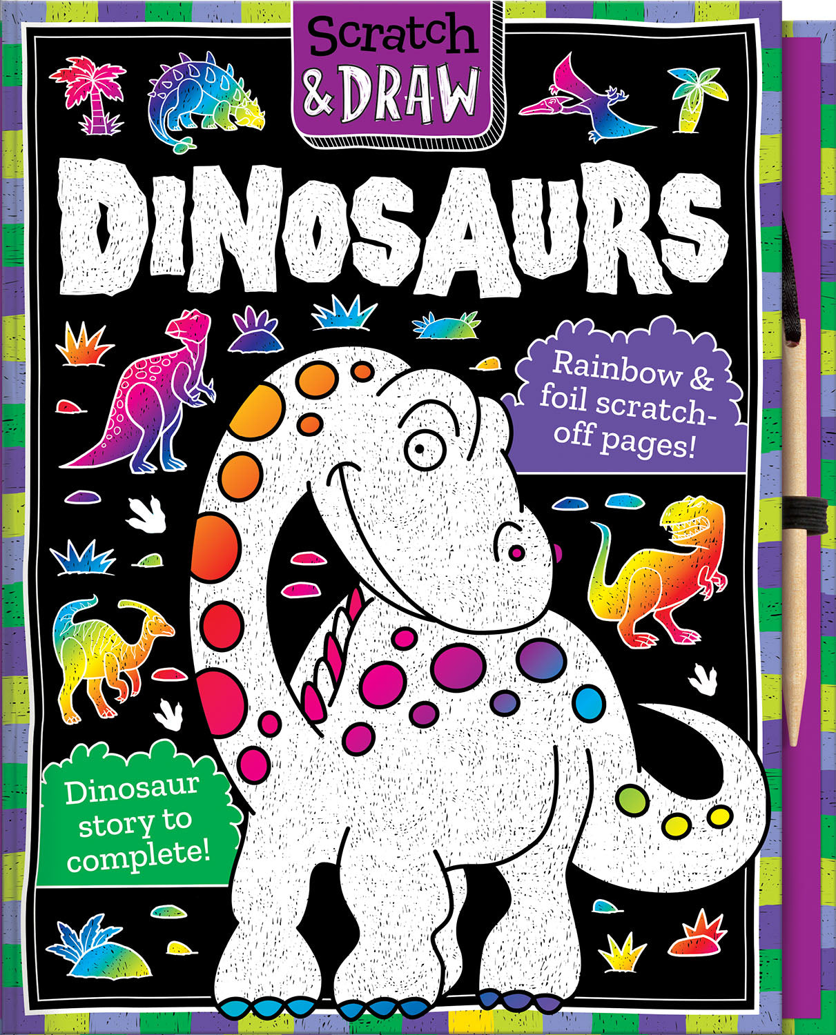 Scratch&Draw Dinosaurs | Dinozor Temalı Çiz-Kazı Yaratıcı Sanat Kitabı