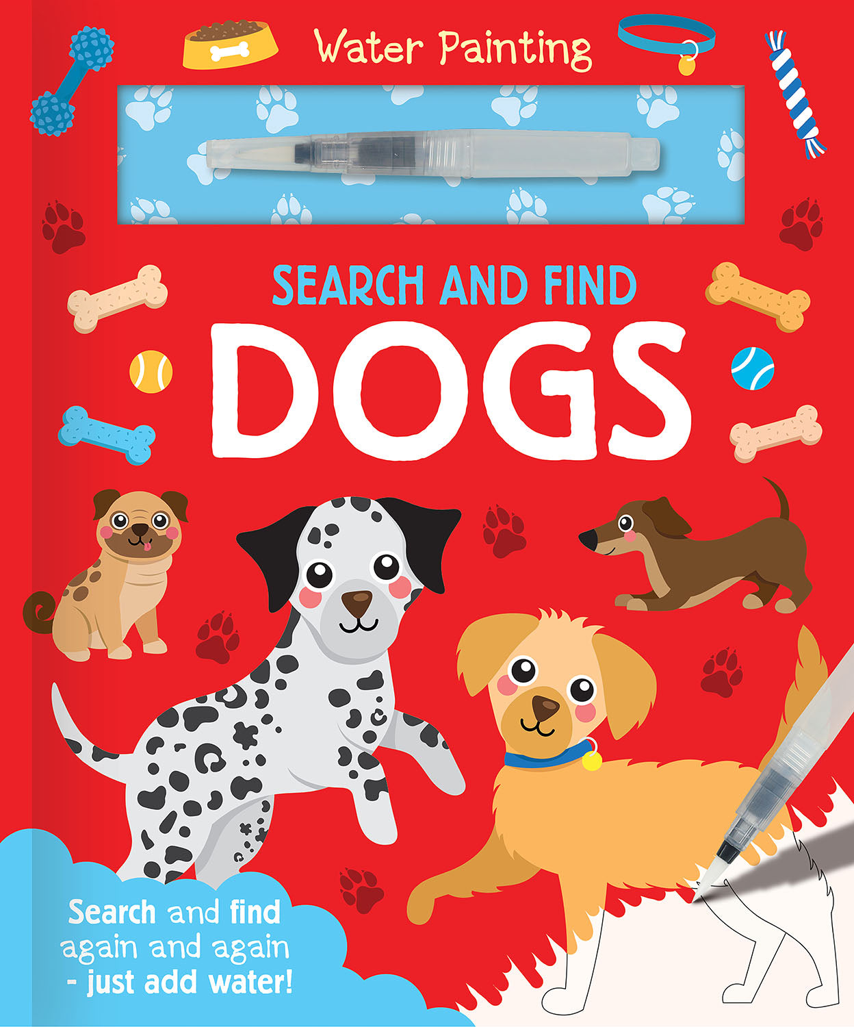 Search and Find Dogs | Suyla Boyama ve Bulmaca Kitabı